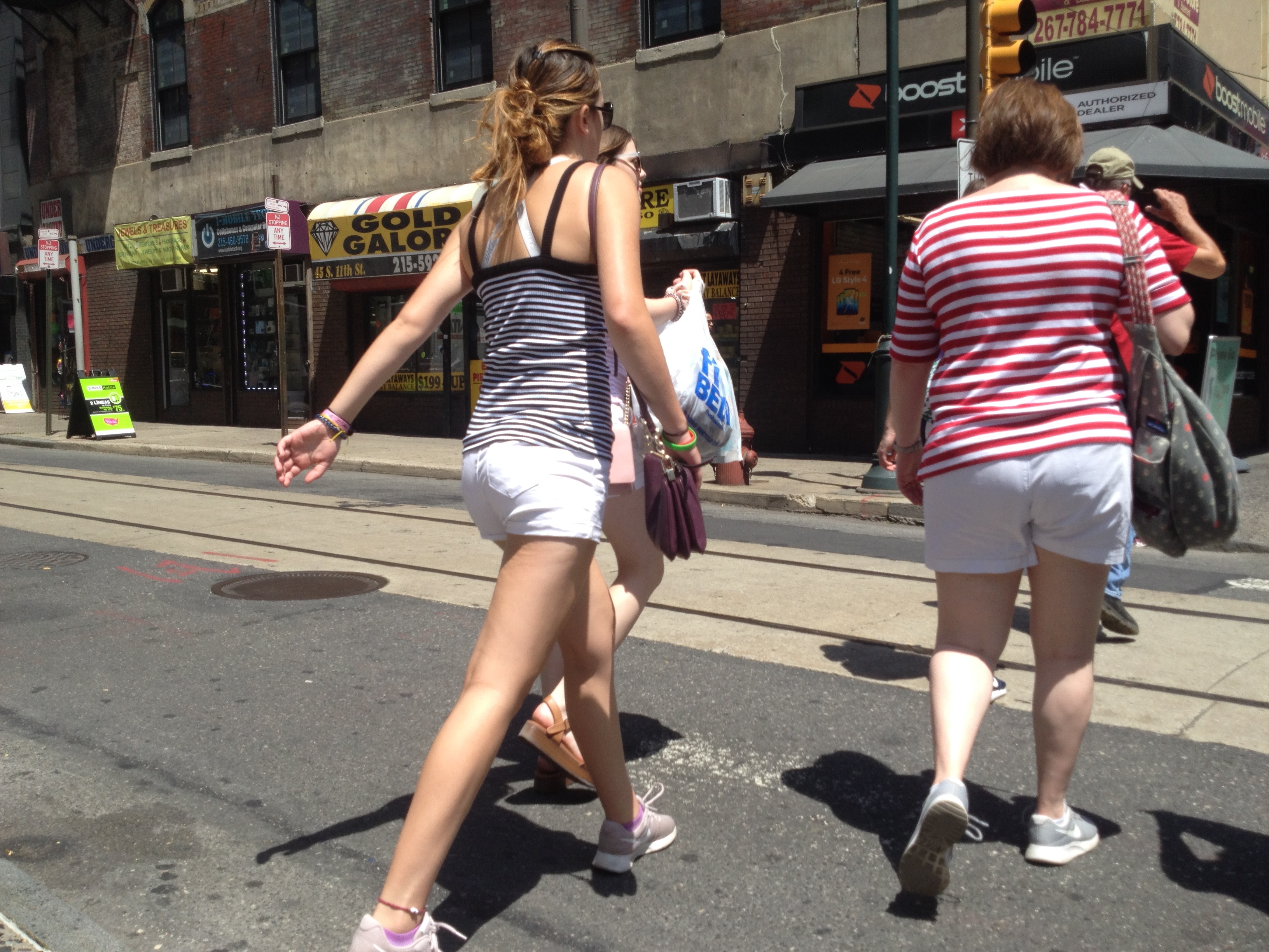 Candid Teen VPL in the City — 43