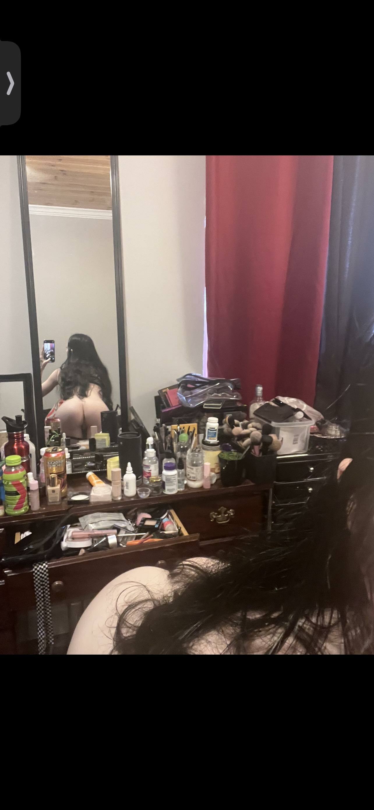 Slutty tattooed emo girl stripping — 24