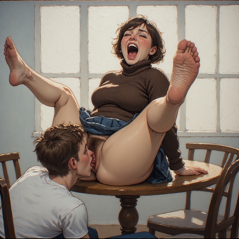Fingered &amp; licked in modern oil — 17