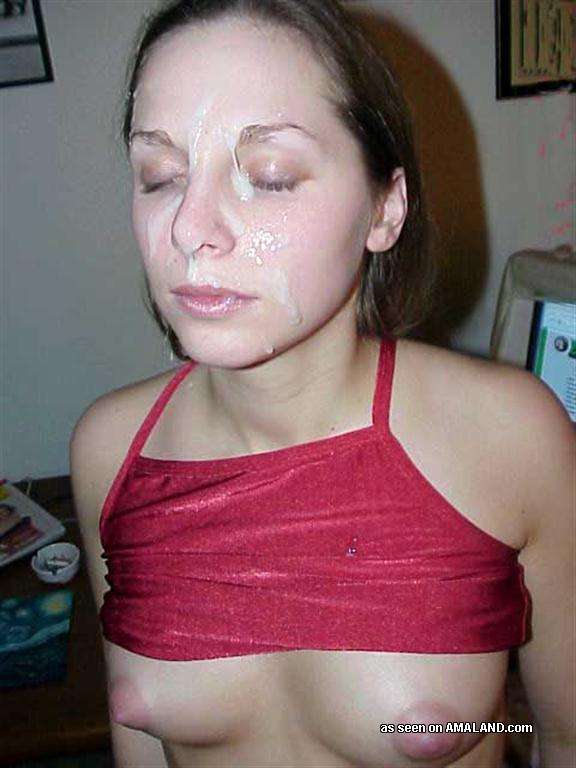 Smiling Faces covered in Cum — 18