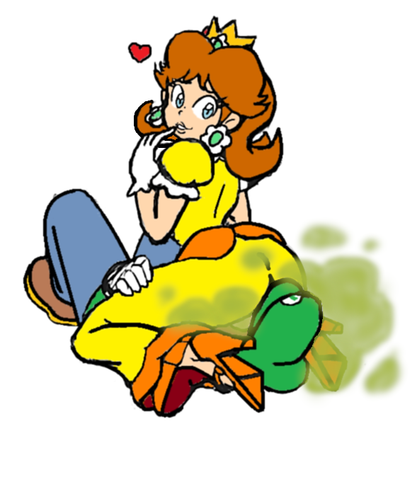 Princess Daisy Farting and Pooping — 54