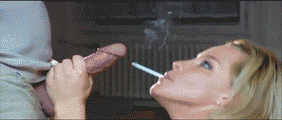 Beautiful Women Smoking Cigarettes GIFs #6 !! — 40
