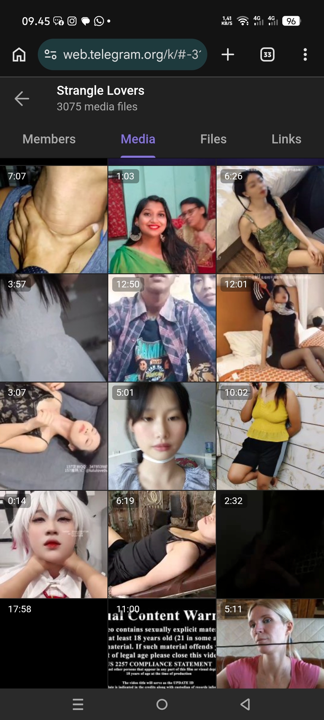 There are thousands of choking videos — 13