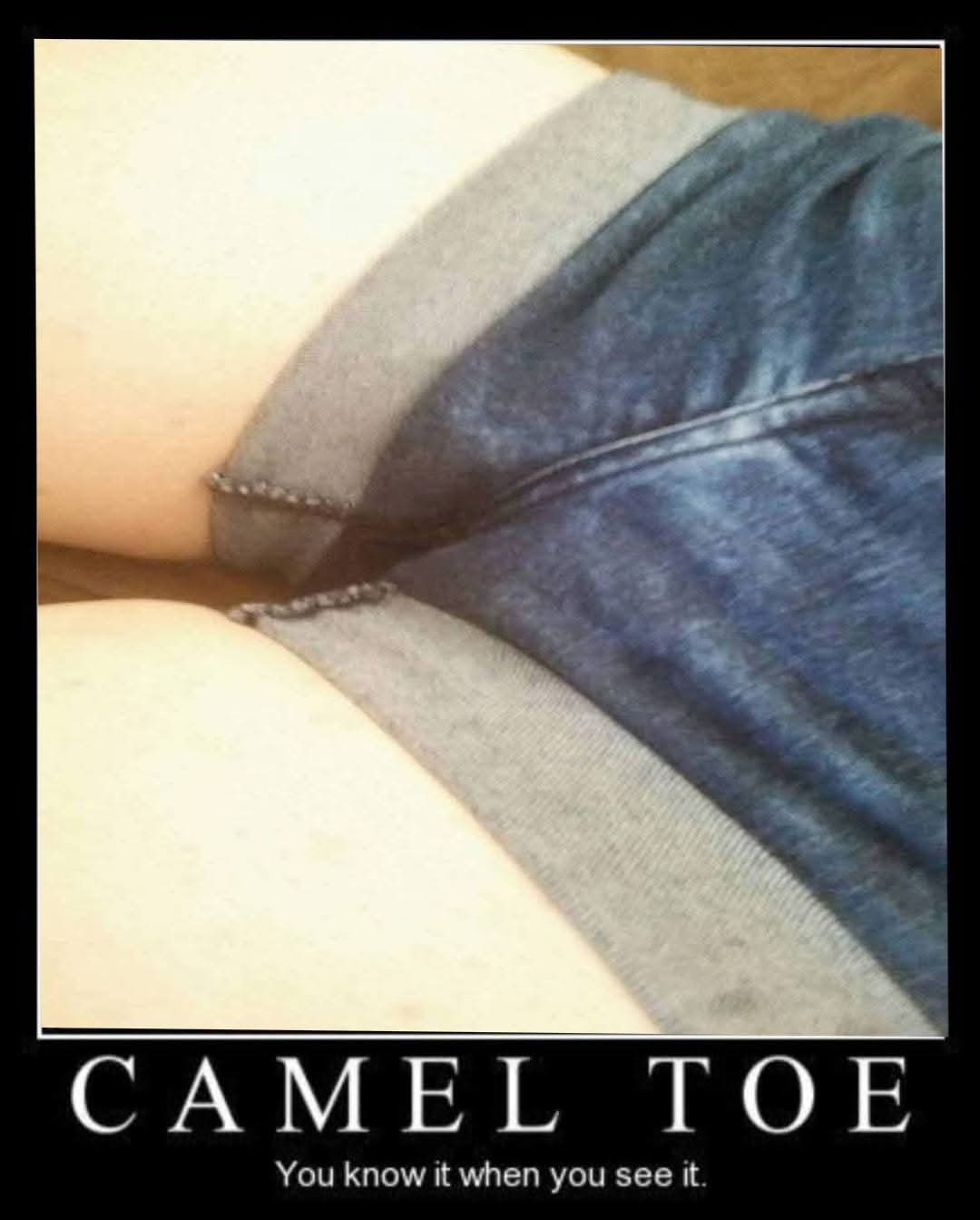Wifes cameltoe one of the best out there. — 38