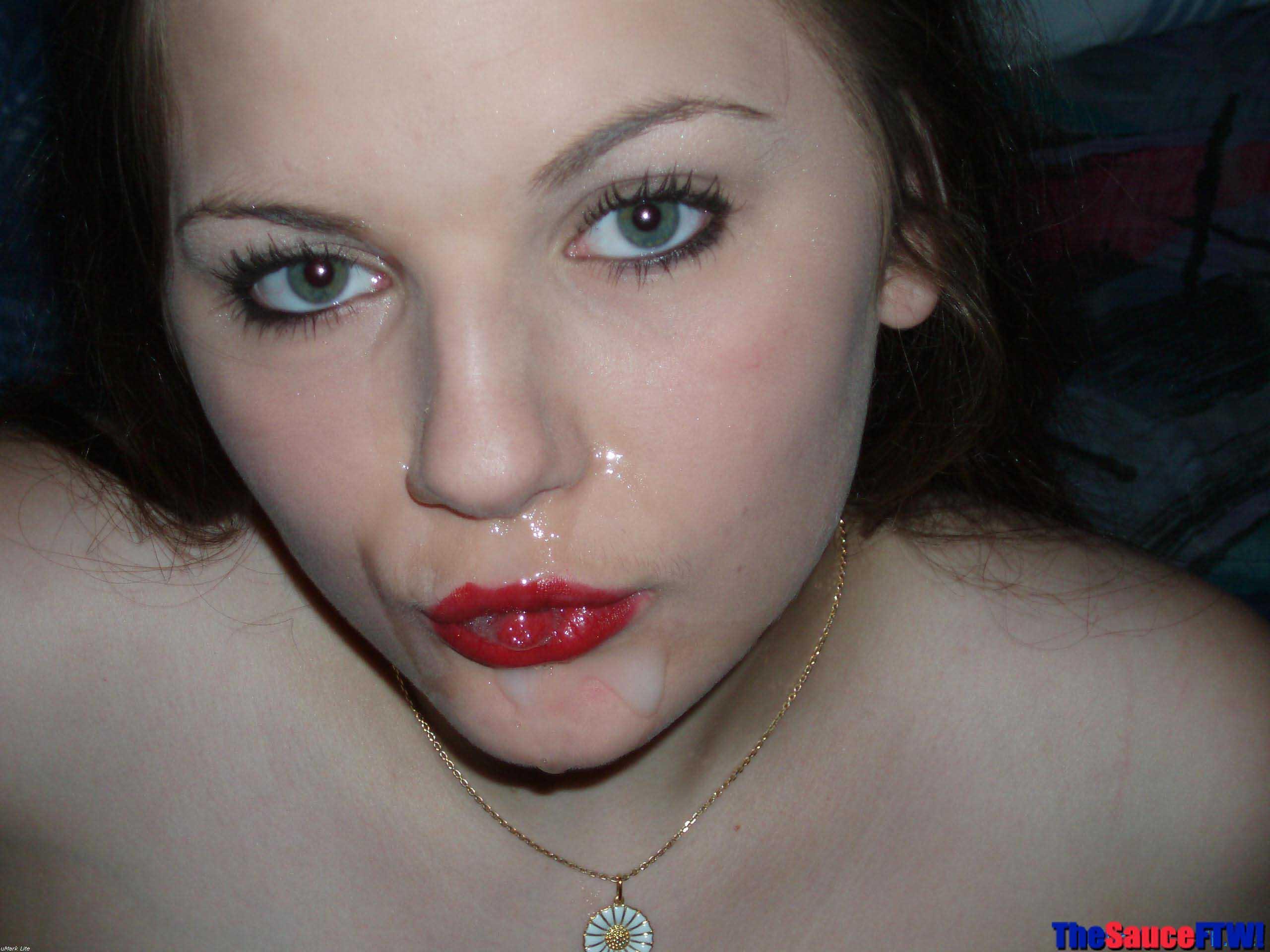 Red Lipstick and Cum — 32