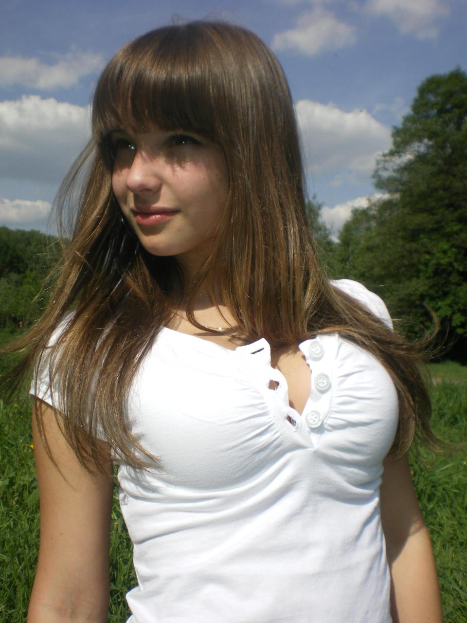 Bangs - full bangs - straight bangs — 20