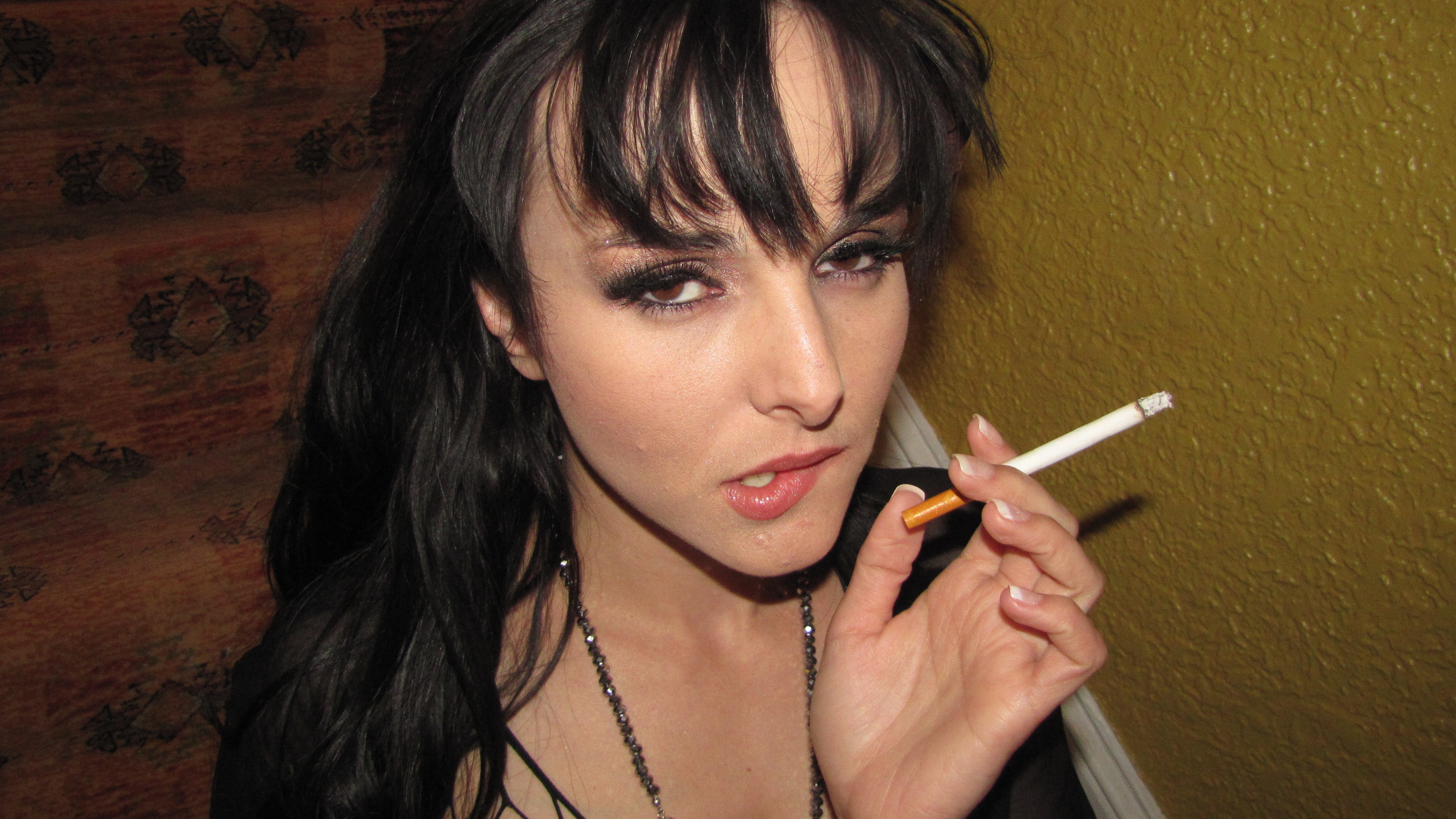 #2 Women With Bangs Smoking Cigarettes !!!! — 15