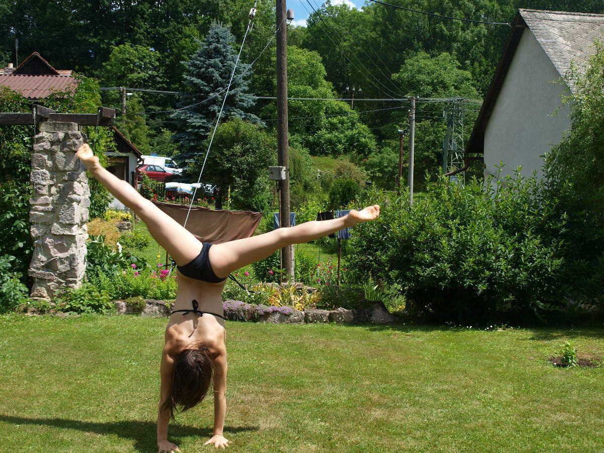Czech gymnast pool party — 8